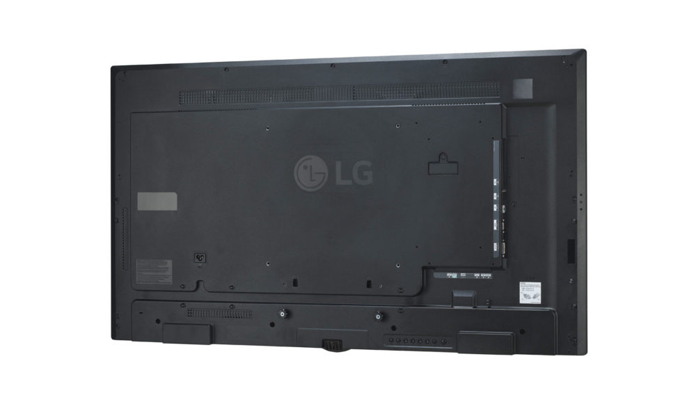 Backside of LG TV screen